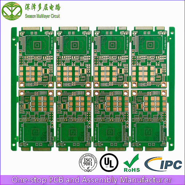 4层固态硬盘PCB-A