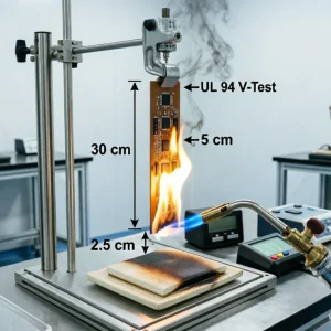 PCB Fire Resistance Rating-Combustion test