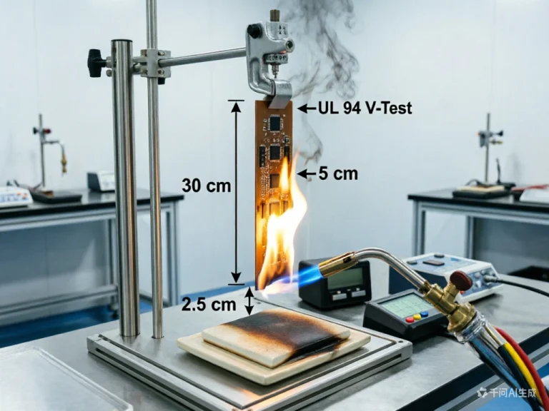 PCB Fire Resistance Rating-Combustion test