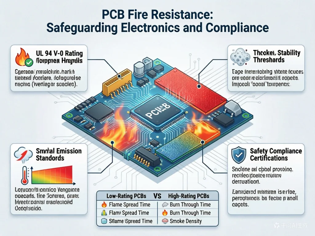 PCB Fire resistance grade - Safety regulations