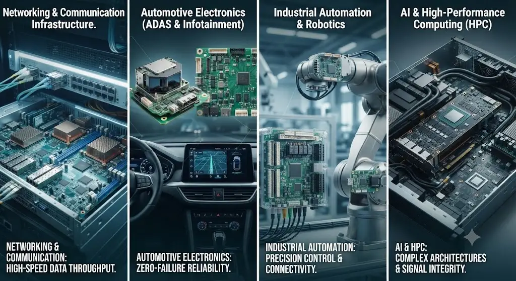 Our Key Applications for 8-Layer PCB Solutions