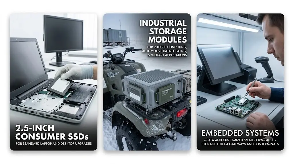 Where Our 4-Layer SATA SSD PCBs Are Used