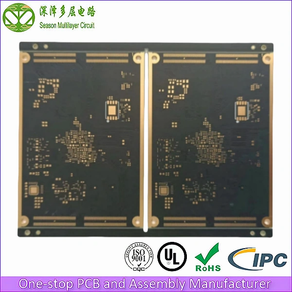 10-Layer-HDI-Industrial-Control-PCB-bottom-view