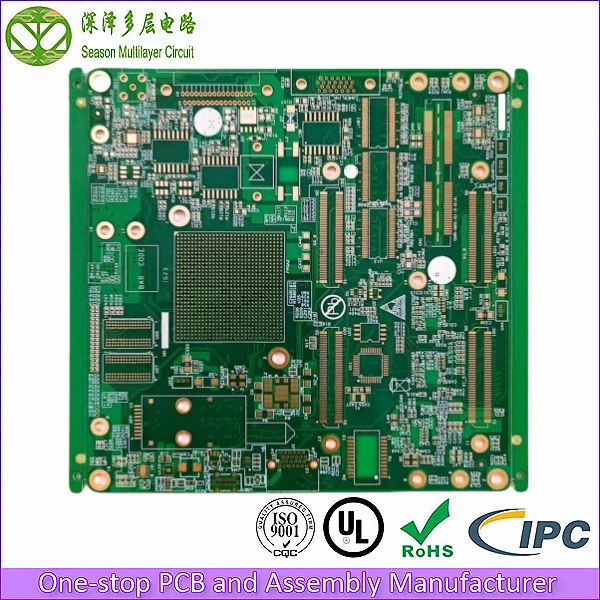 14-layer computing PCB top view