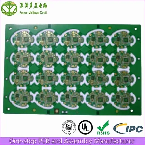 6-Layer 2-Stage HDI Headphone PCB bottom view