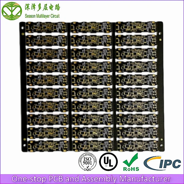 6-Layer-2-Stage HDI-Sound-Card-PCB-bottom-view