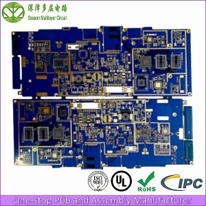 6-Layer HDI Rearview Mirror PCB top view