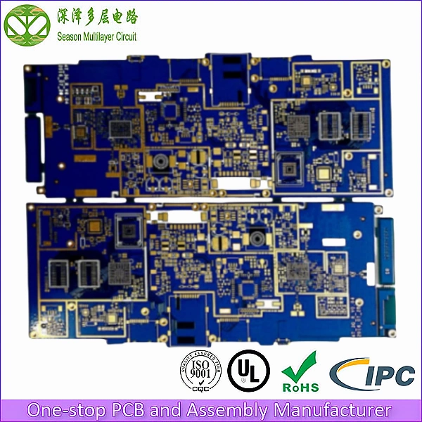 6-Layer HDI Rearview Mirror PCB top view