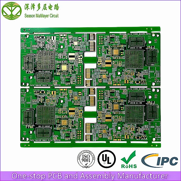 Fast PCB 8-Layer Computer Peripheral Board Top View