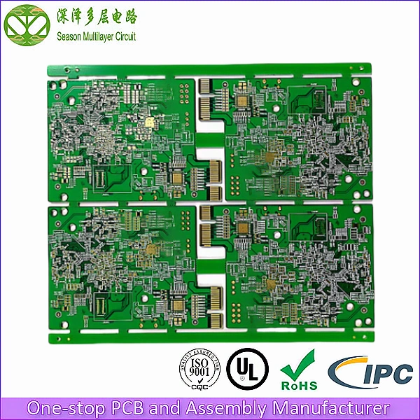 Fast PCB 8-Layer Computer Peripheral Board Bottom View