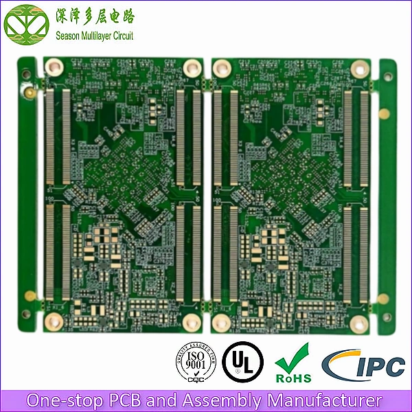 10-Layer 2-Stage HDI Prototype PCB bottom view
